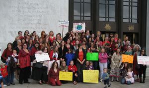 Oregon Midwifery Council rally at the state capitol