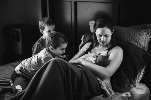 bonding after a home birth with Oregon Midwives